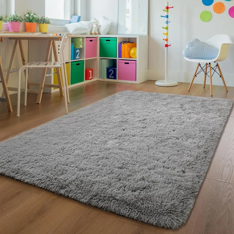 Indoor Soft Fluffy Bedroom Rug