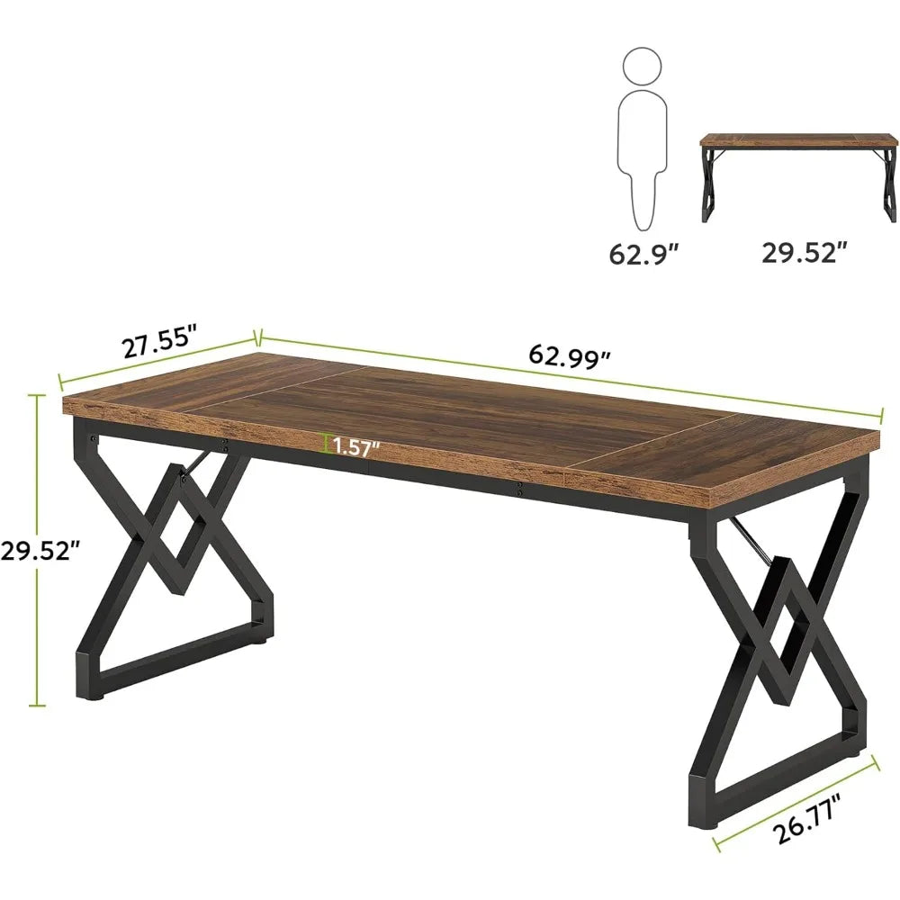 Large Modern Office Computer Desk