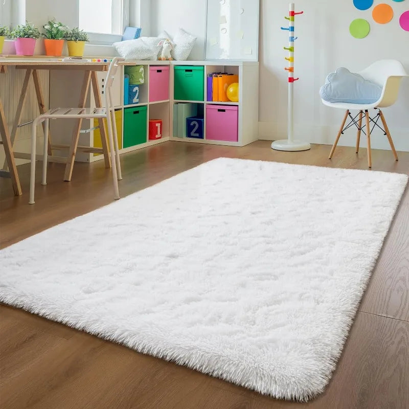 Indoor Soft Fluffy Bedroom Rug