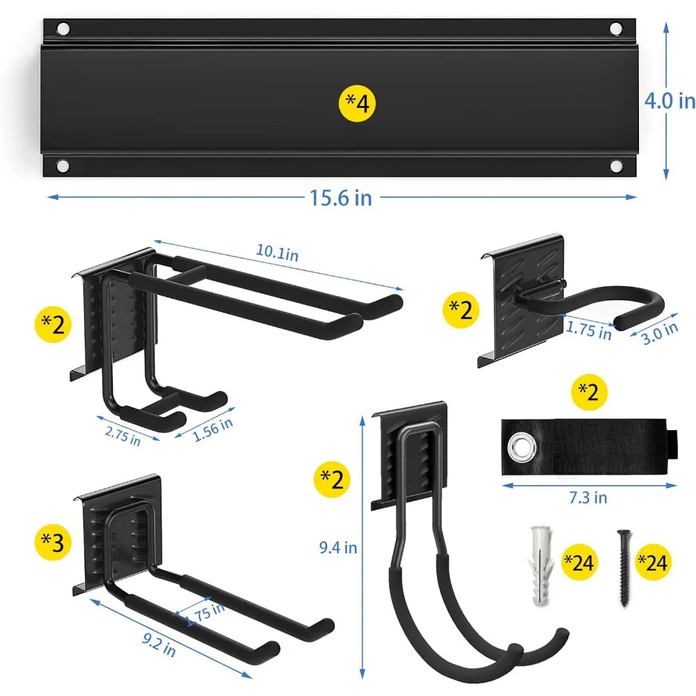 Wall Mounted Garage Tool Organizer