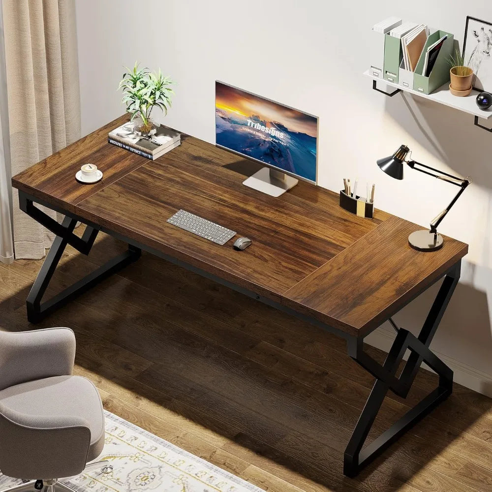 Large Modern Office Computer Desk