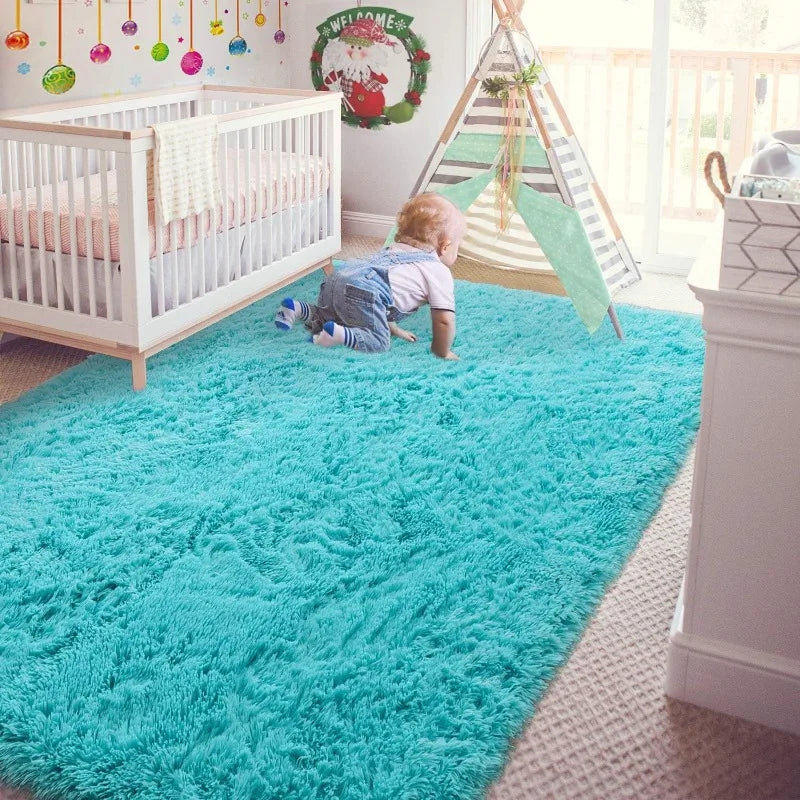 Indoor Soft Fluffy Bedroom Rug