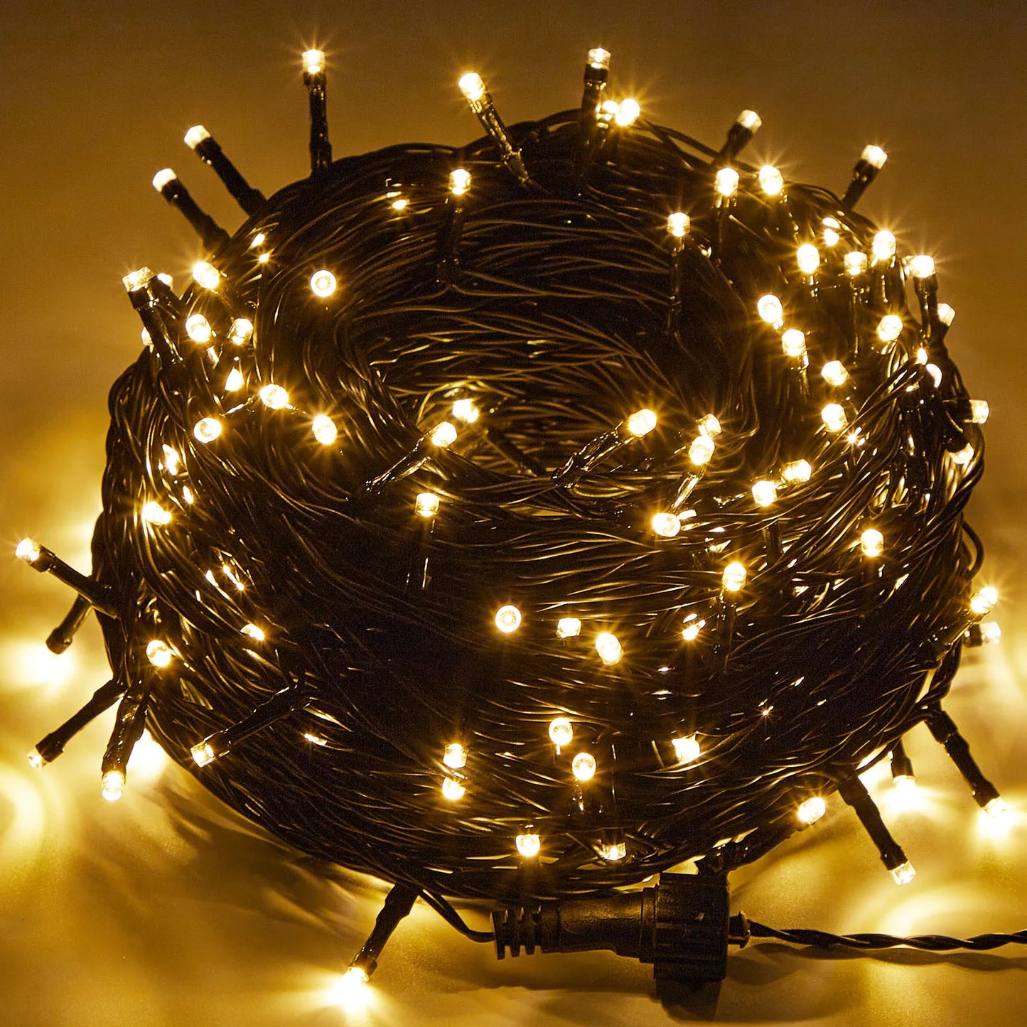 Outdoor Black Wire Fairy String Lights