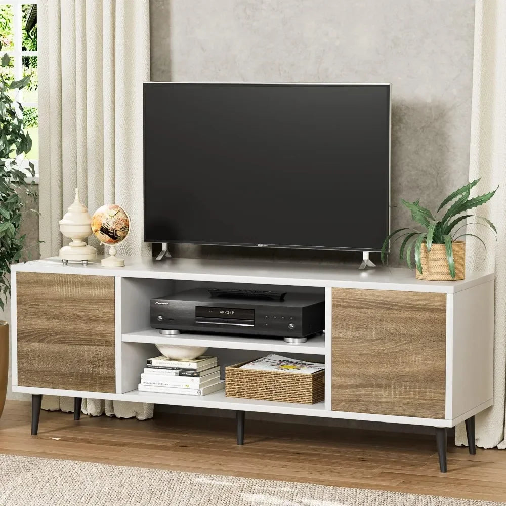 Retro Style Modern Entertainment Media Center