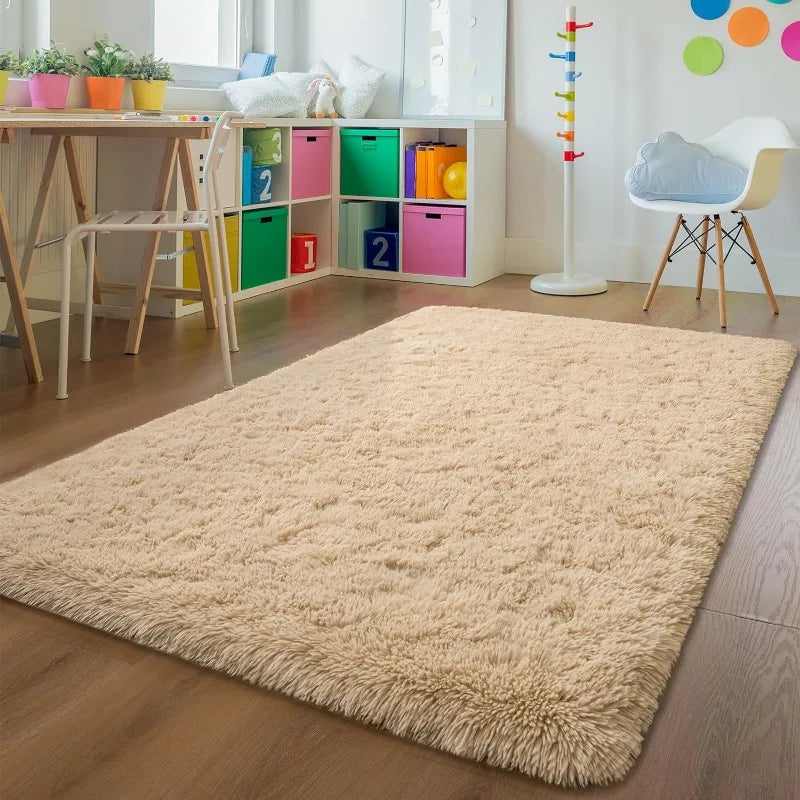 Indoor Soft Fluffy Bedroom Rug