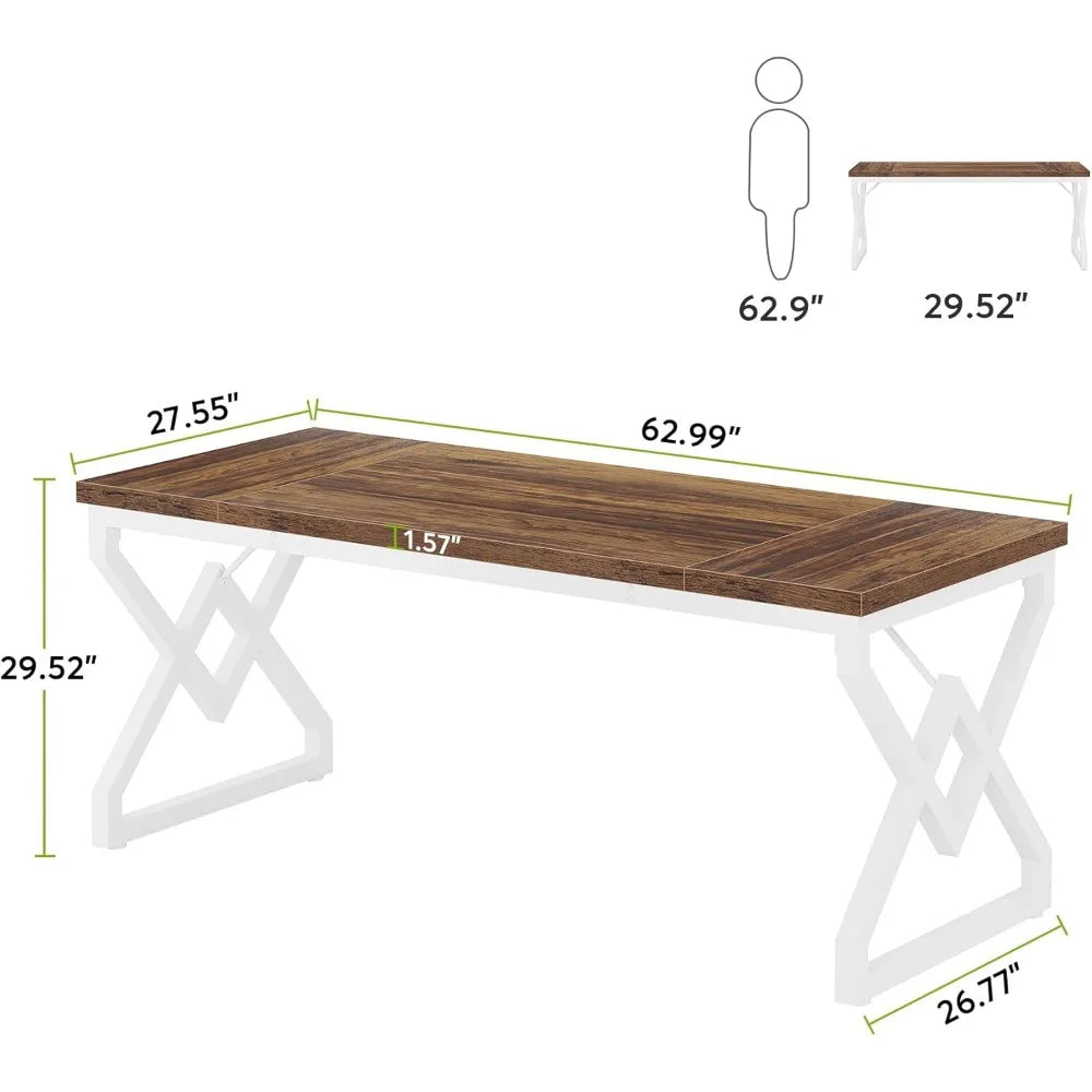 Large Modern Office Computer Desk