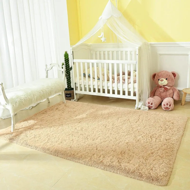 Indoor Soft Fluffy Bedroom Rug