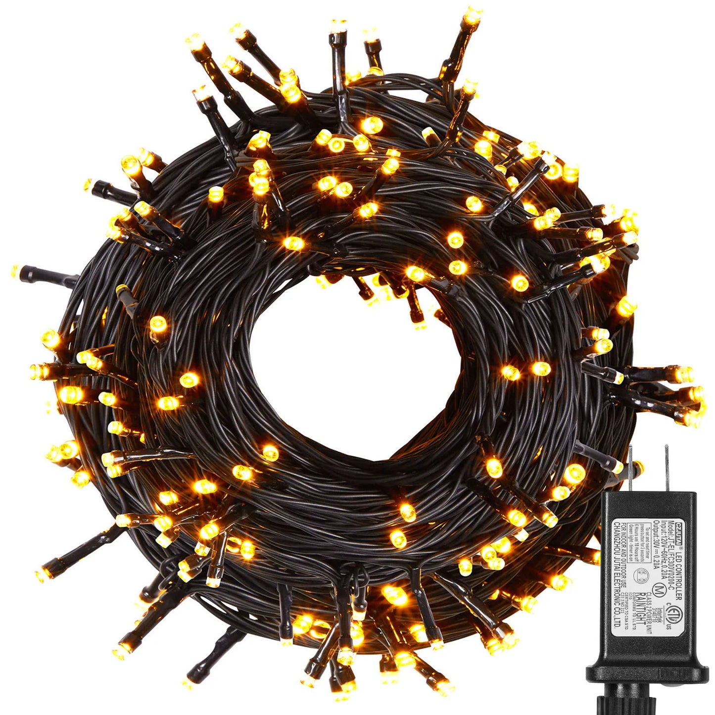 Outdoor Black Wire Fairy String Lights