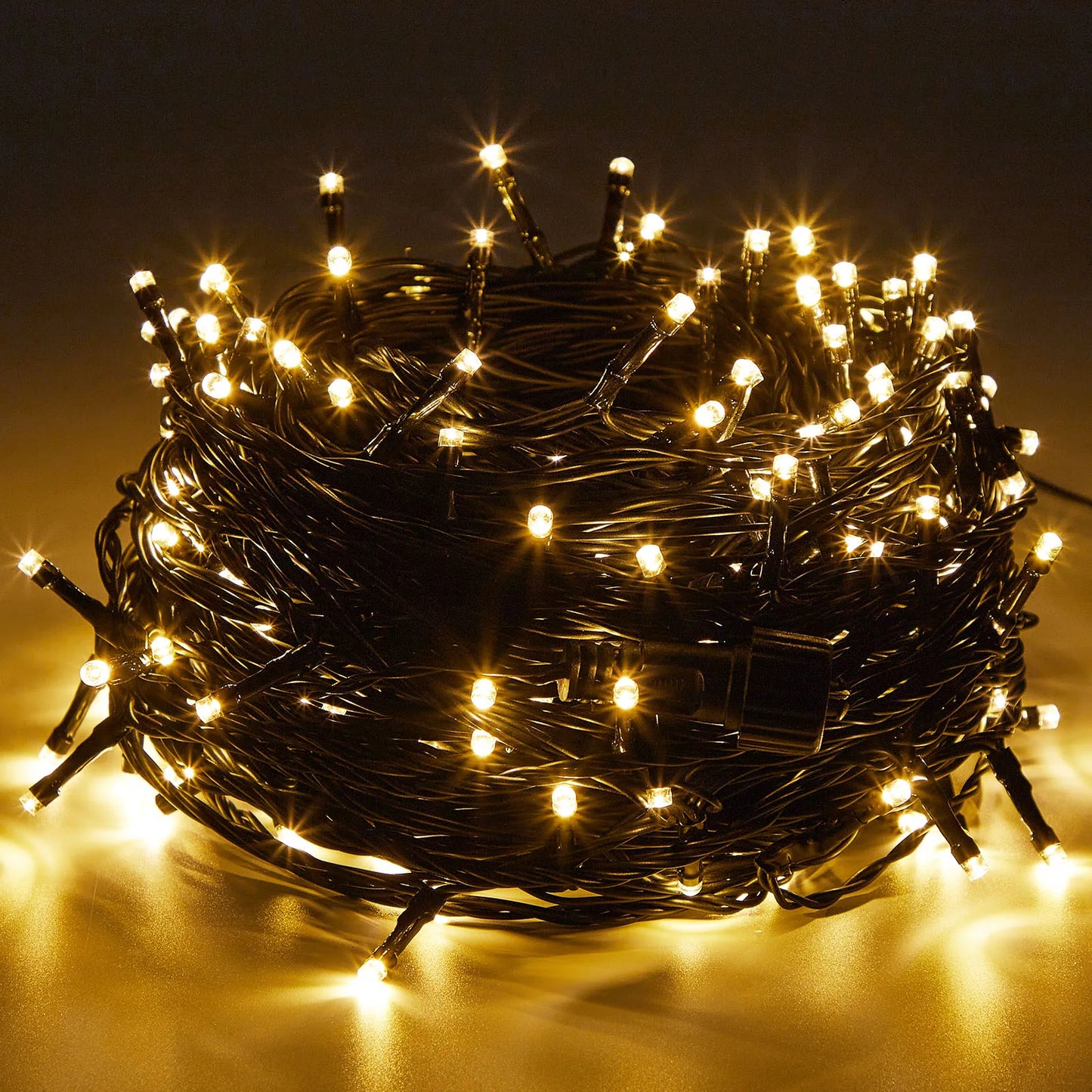 Outdoor Black Wire Fairy String Lights