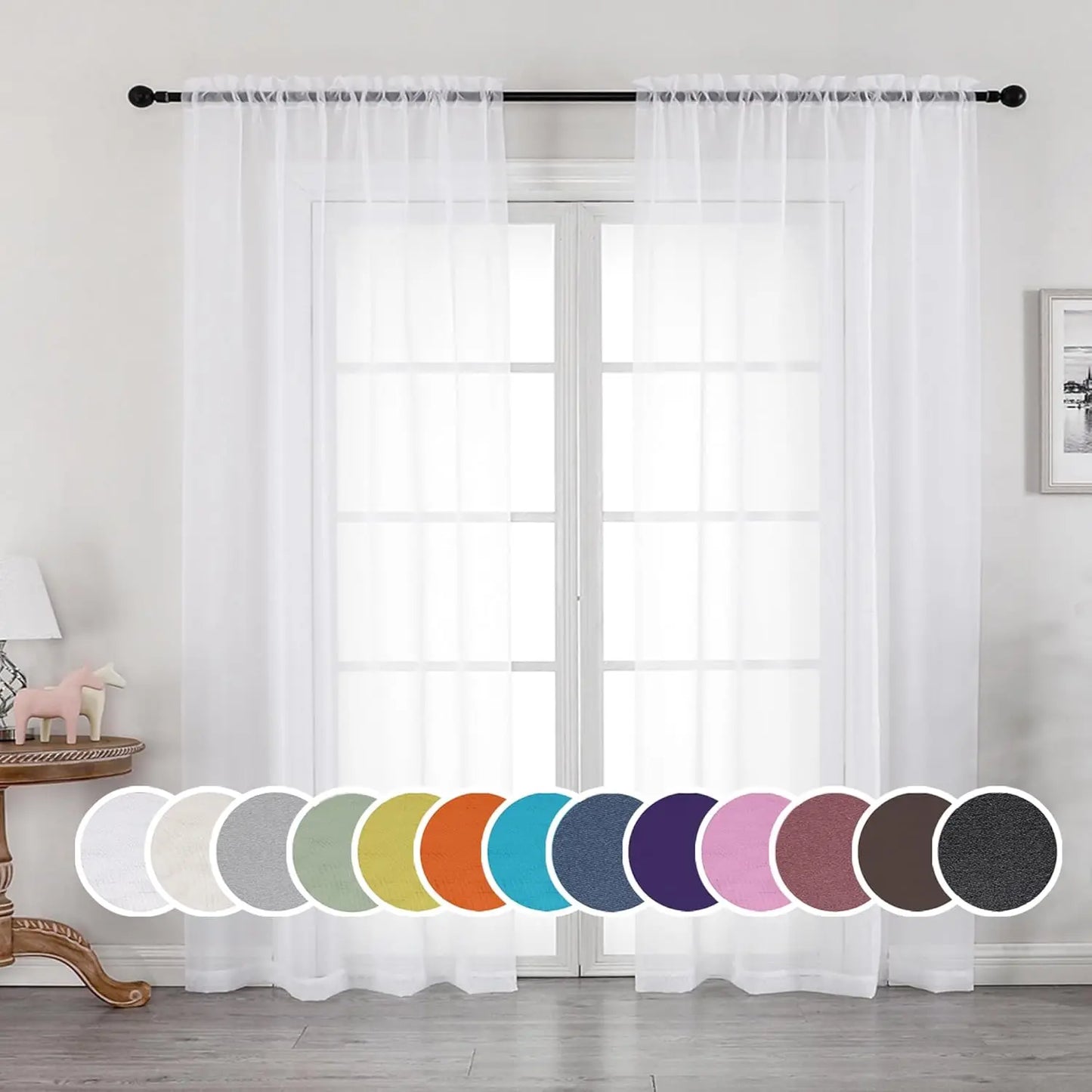 Sheer Curtain Drapes