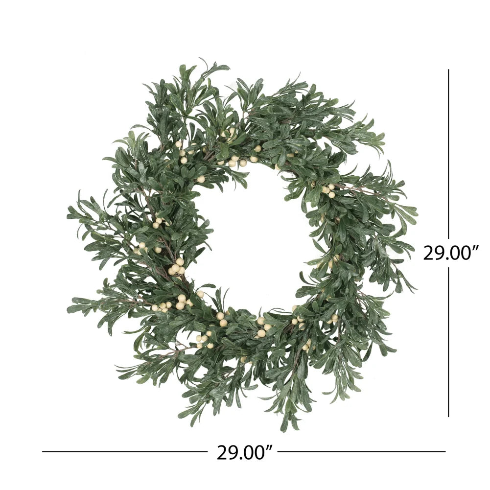 29" Natural Look Artificial Christmas Wreath