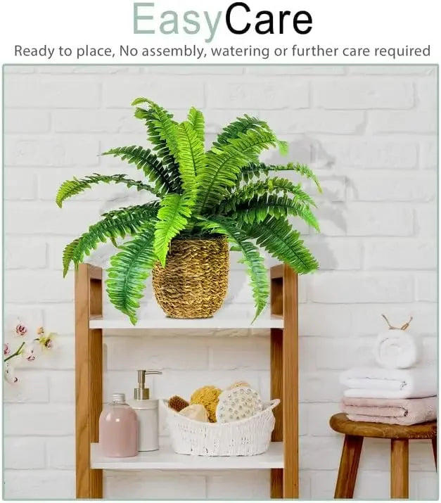 Artificial Boston Fern Plant