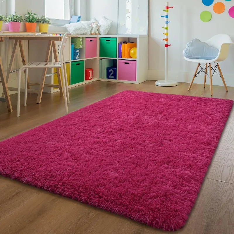 Indoor Soft Fluffy Bedroom Rug