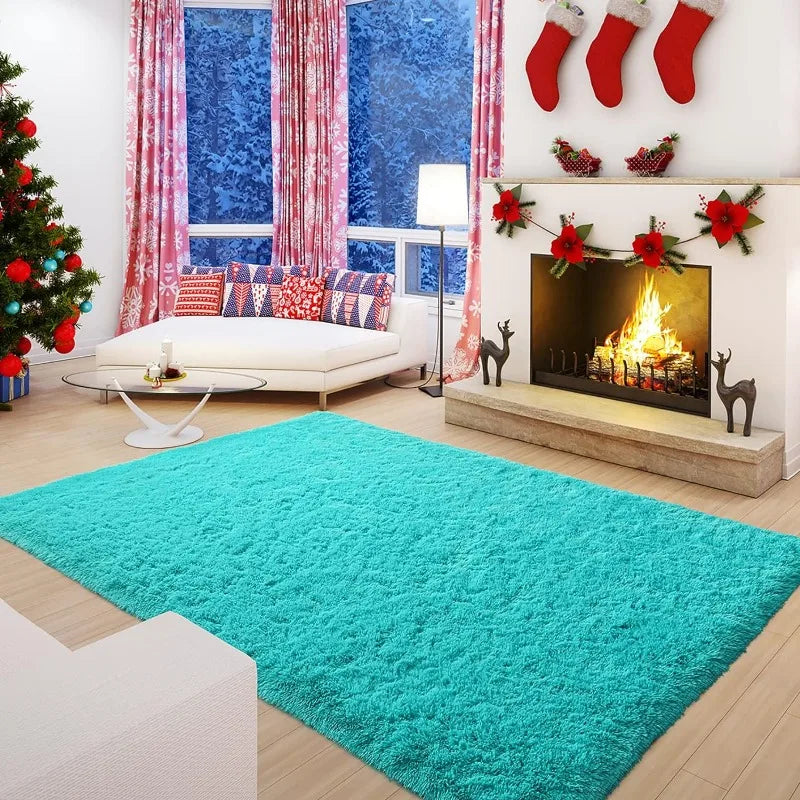 Indoor Soft Fluffy Bedroom Rug