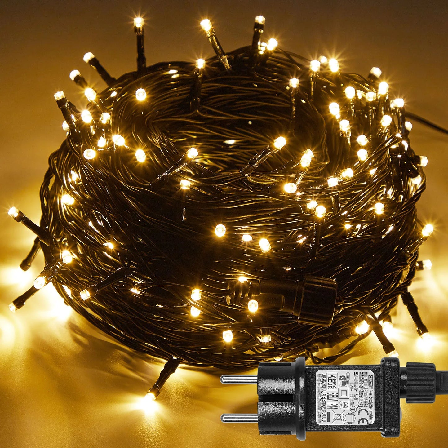 Outdoor Black Wire Fairy String Lights