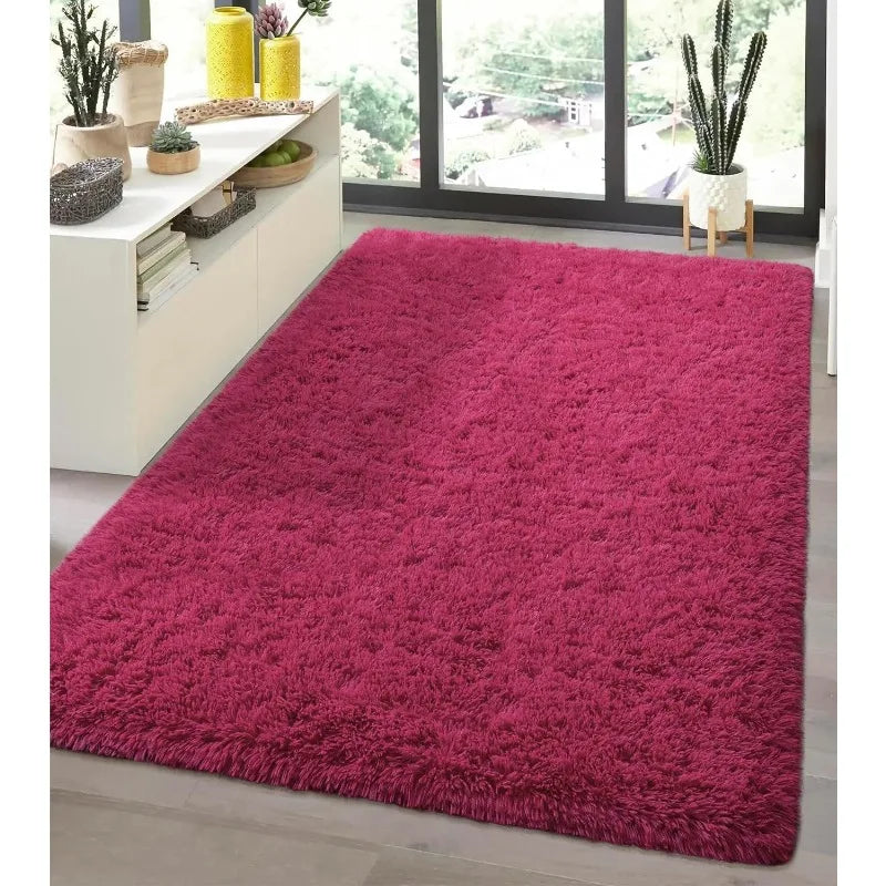 Indoor Soft Fluffy Bedroom Rug