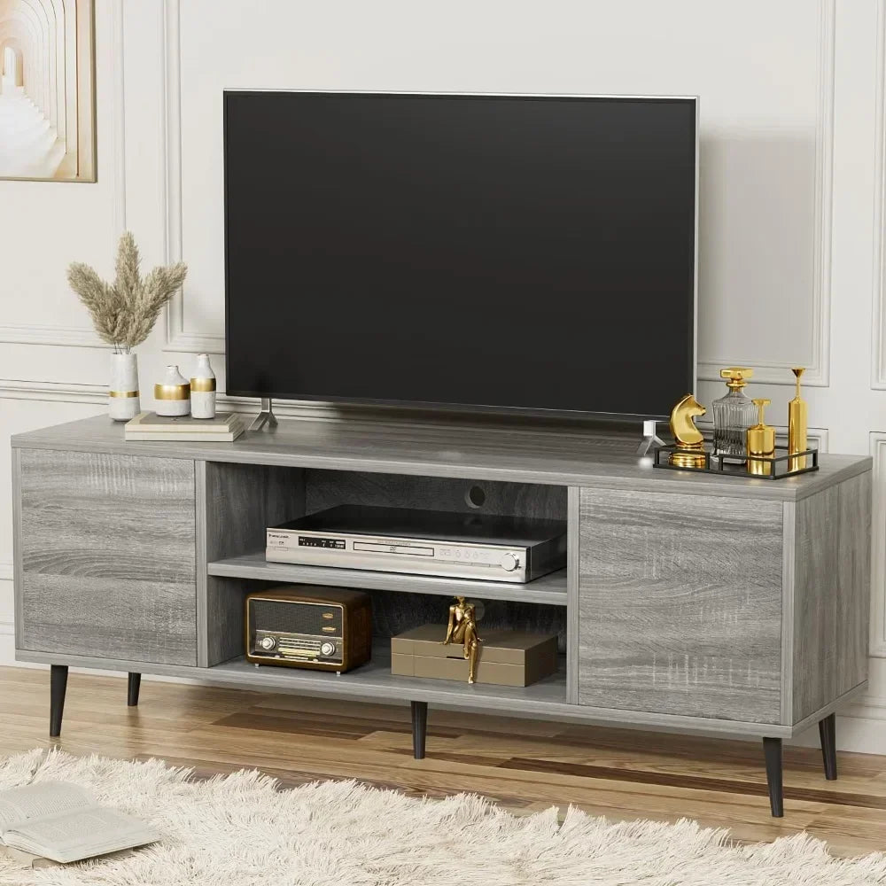 Retro Style Modern Entertainment Media Center