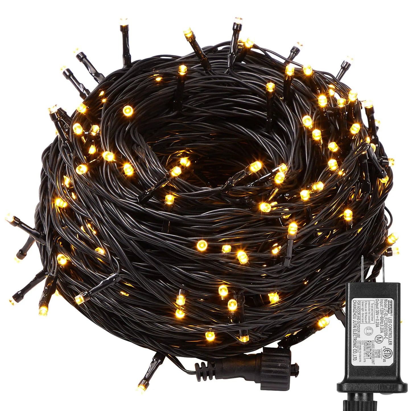 Outdoor Black Wire Fairy String Lights