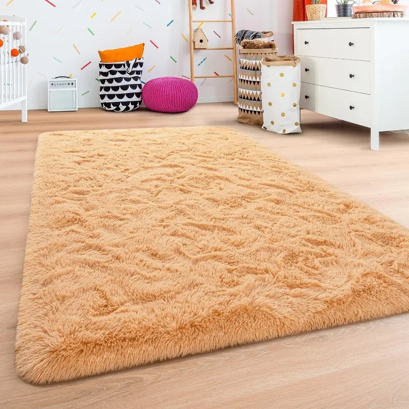 Indoor Soft Fluffy Bedroom Rug