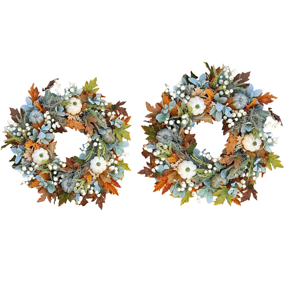 Decorative Autumn Front Door Wreath