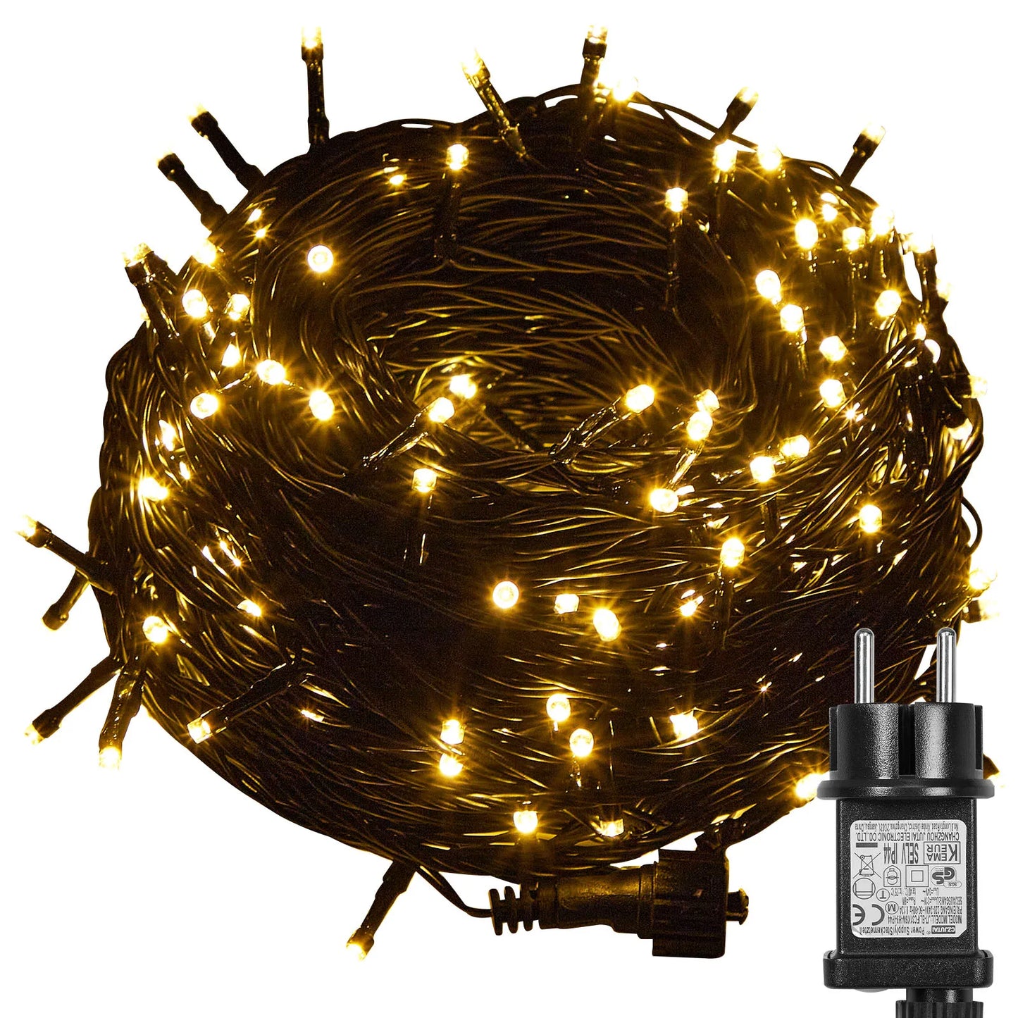 Outdoor Black Wire Fairy String Lights