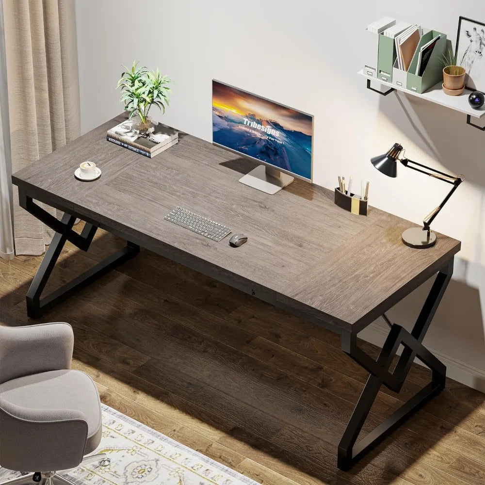 Large Modern Office Computer Desk