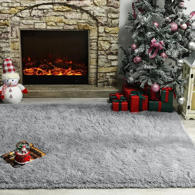 Indoor Soft Fluffy Bedroom Rug