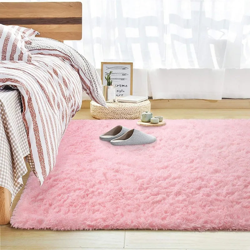 Indoor Soft Fluffy Bedroom Rug