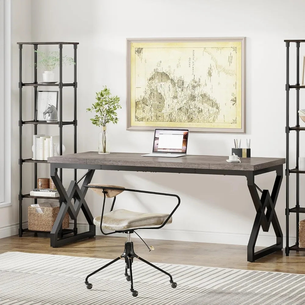 Large Modern Office Computer Desk