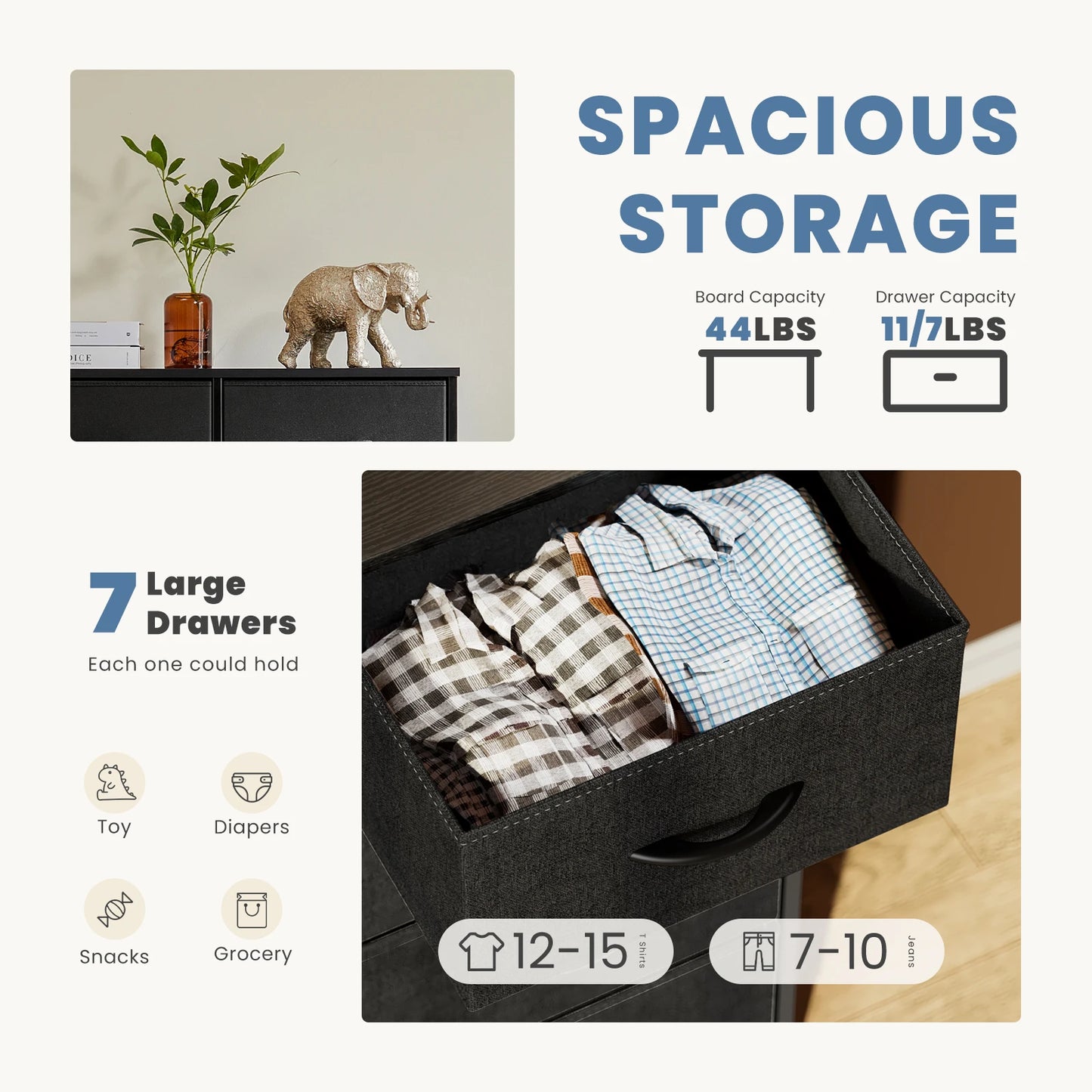 Organizer Storage Closet Chest