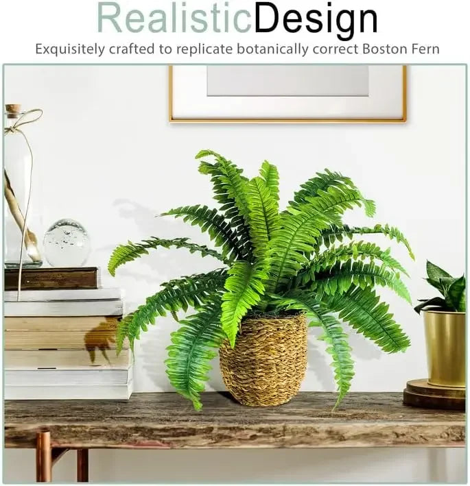 Artificial Boston Fern Plant