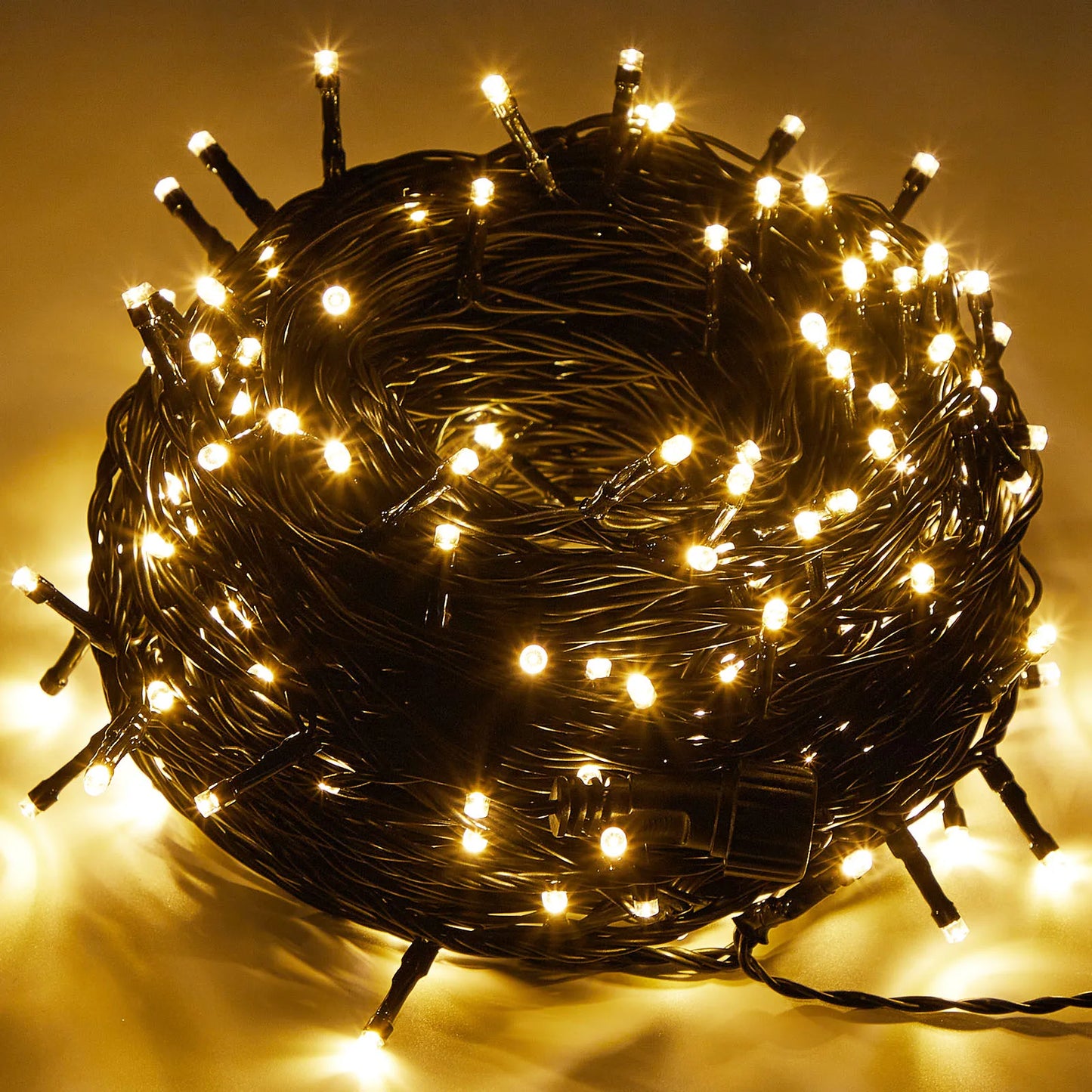 Outdoor Black Wire Fairy String Lights