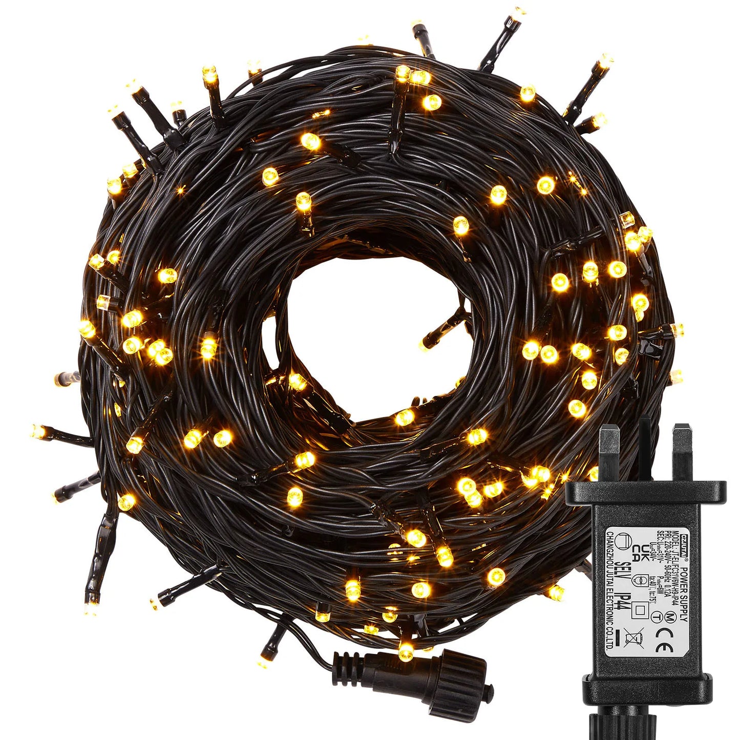 Outdoor Black Wire Fairy String Lights