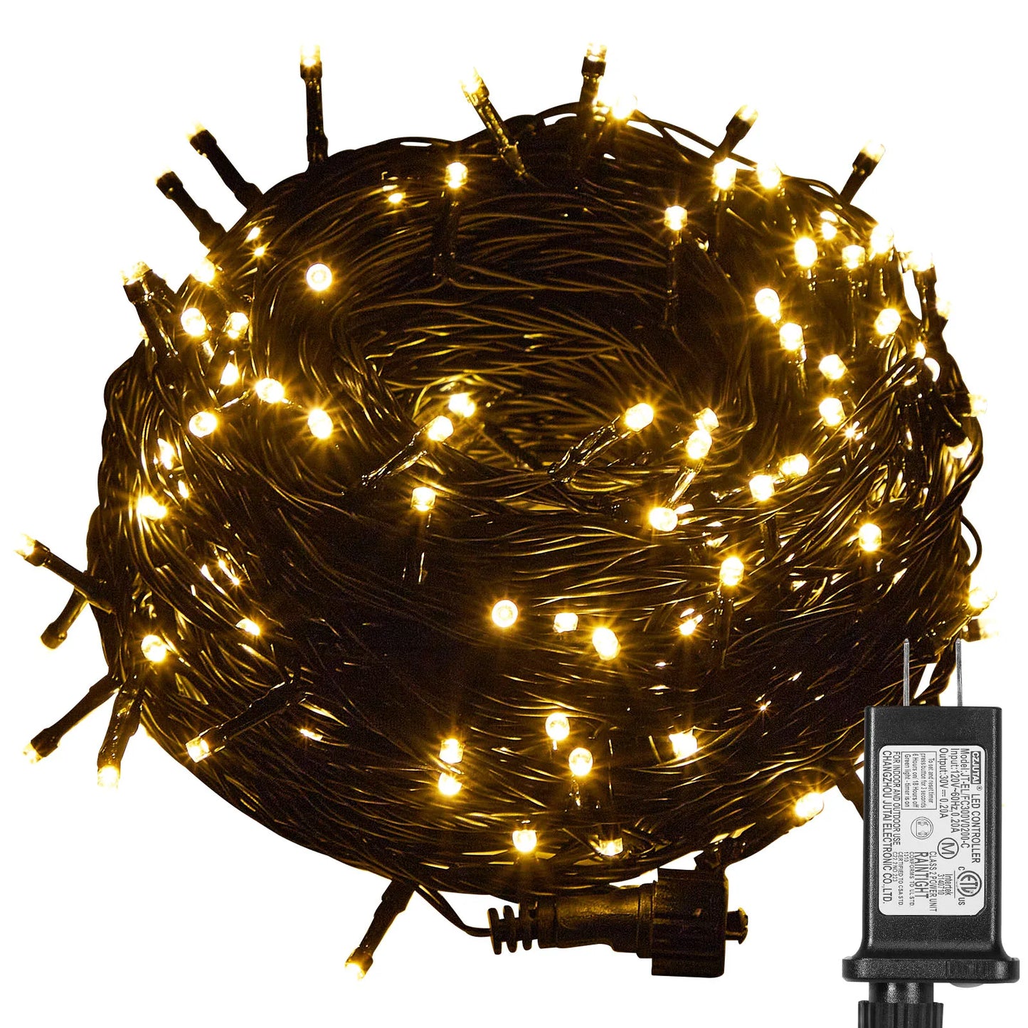 Outdoor Black Wire Fairy String Lights