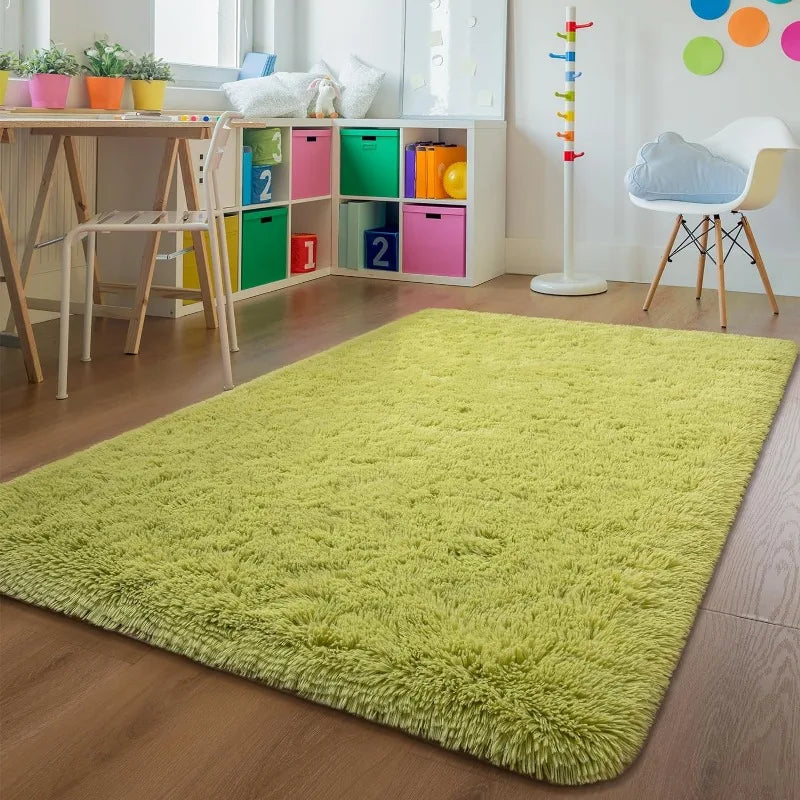 Indoor Soft Fluffy Bedroom Rug