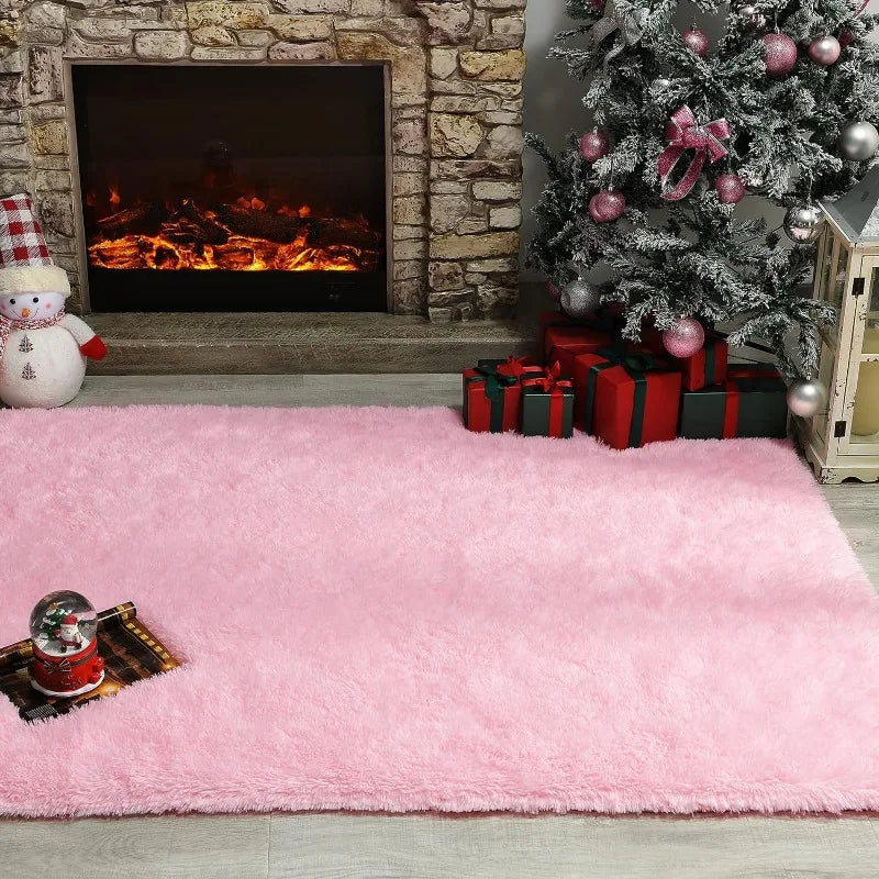 Indoor Soft Fluffy Bedroom Rug