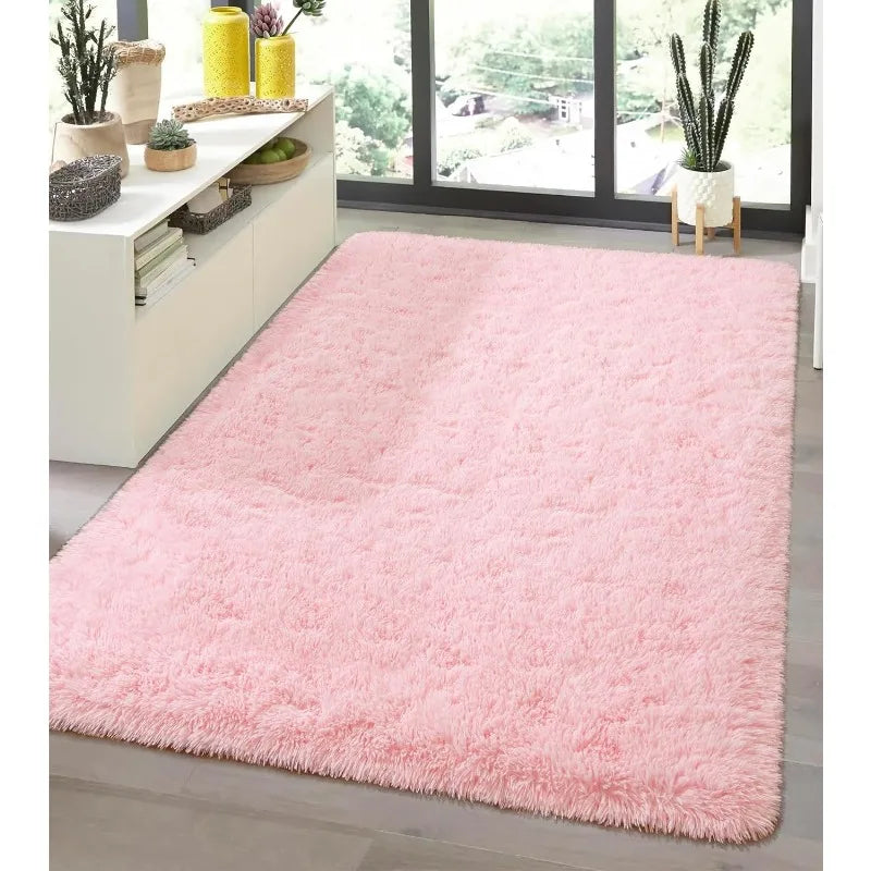 Indoor Soft Fluffy Bedroom Rug