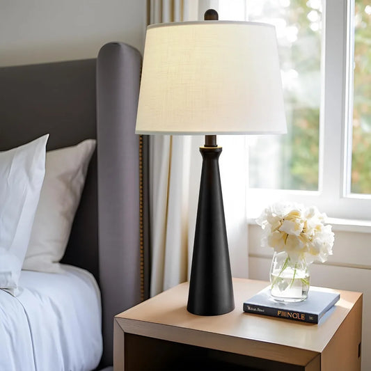 Modern Black Table Lamps Set