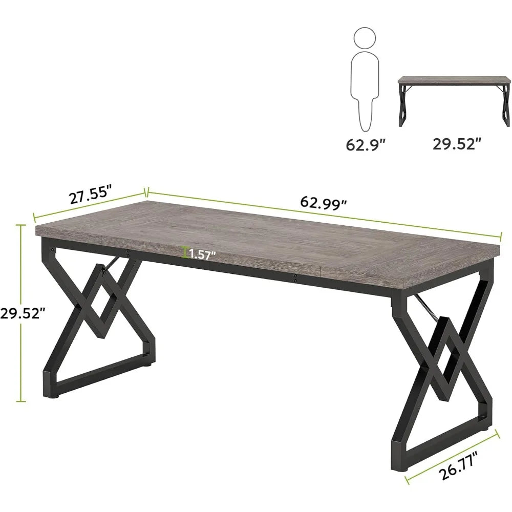 Large Modern Office Computer Desk