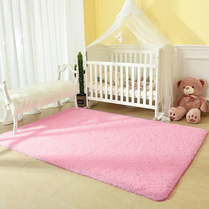 Indoor Soft Fluffy Bedroom Rug