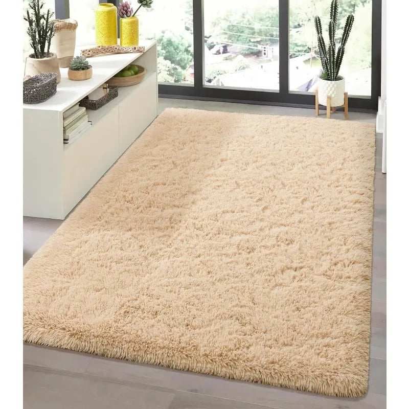 Indoor Soft Fluffy Bedroom Rug