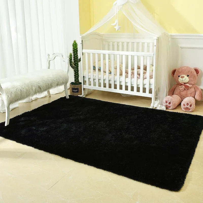 Indoor Soft Fluffy Bedroom Rug