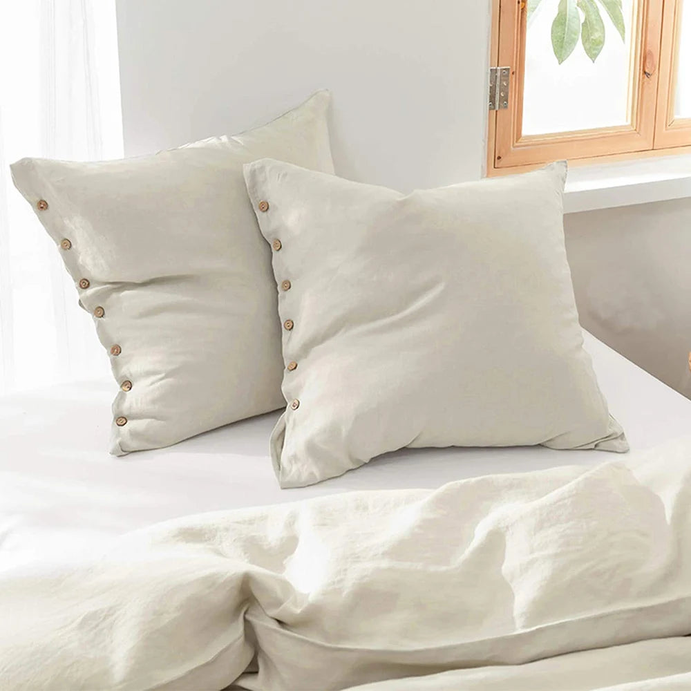 Decorative Linen Sham Cover Pillowcase