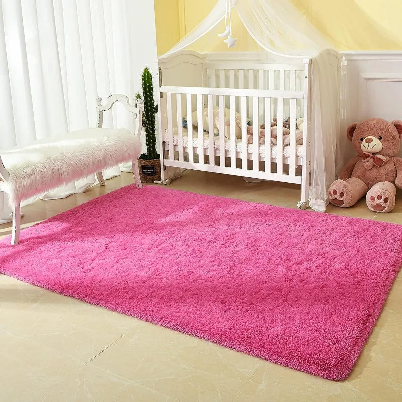 Indoor Soft Fluffy Bedroom Rug