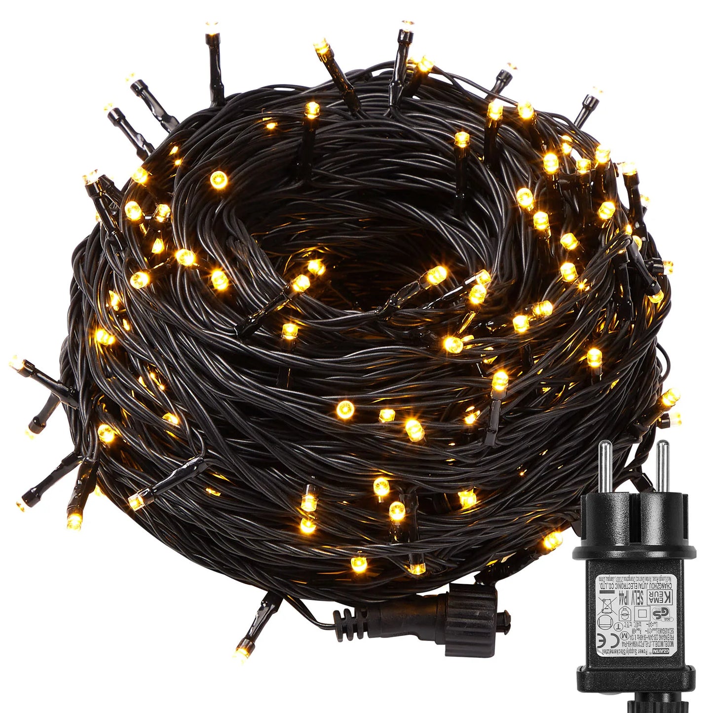 Outdoor Black Wire Fairy String Lights