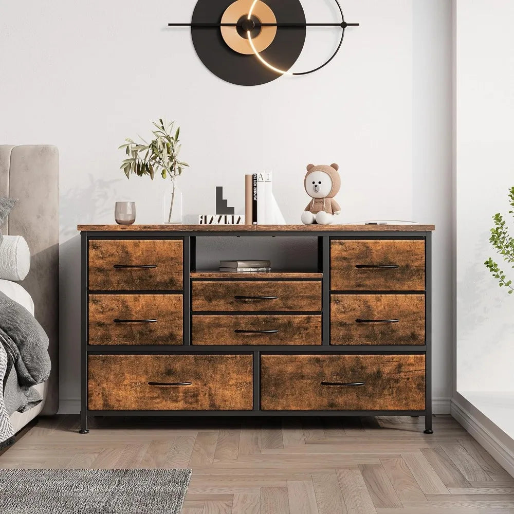 Dresser TV Stand With Power Outlet