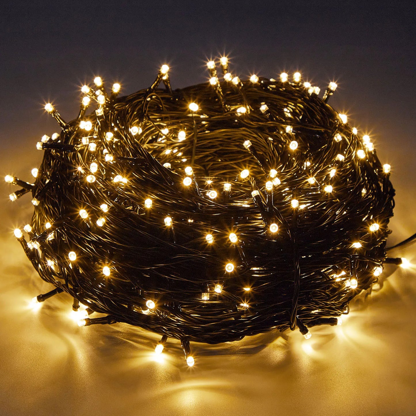 Outdoor Black Wire Fairy String Lights