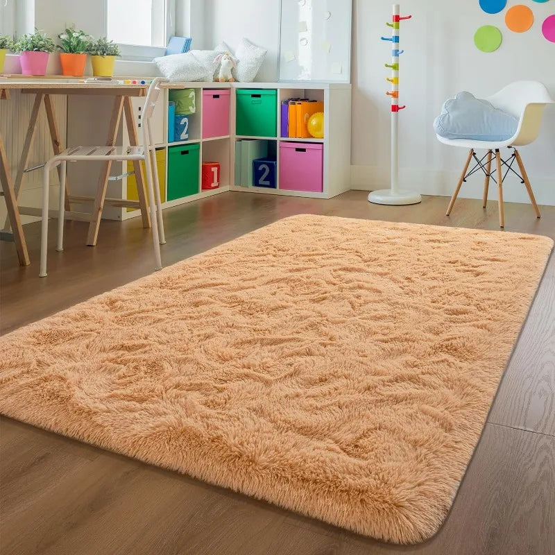 Indoor Soft Fluffy Bedroom Rug