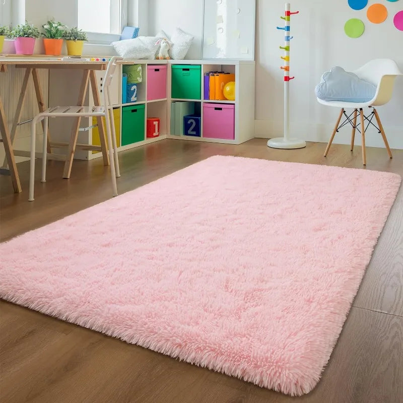 Indoor Soft Fluffy Bedroom Rug