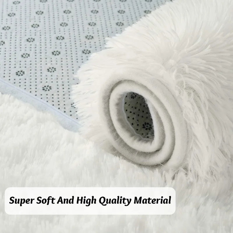 Indoor Soft Fluffy Bedroom Rug